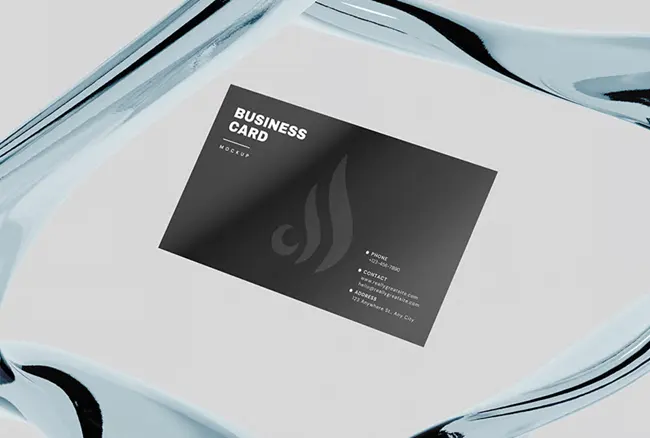 Gym and fitness business card design Ireland