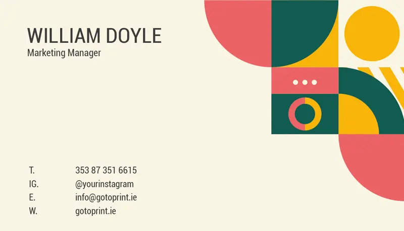 Professional business card design