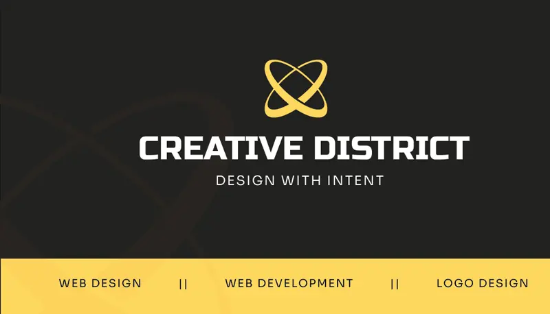 Graphic design business card 2