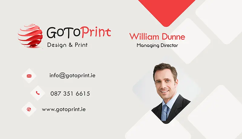 Manager business card design