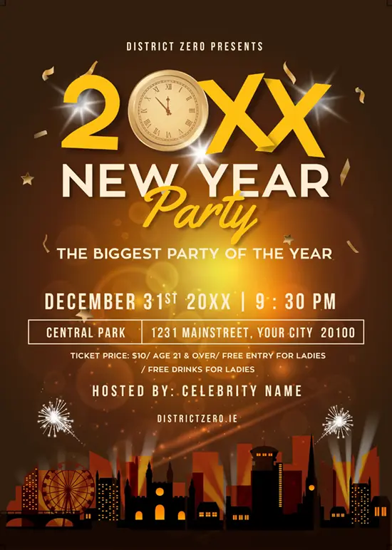 Christmas poster design sample 3