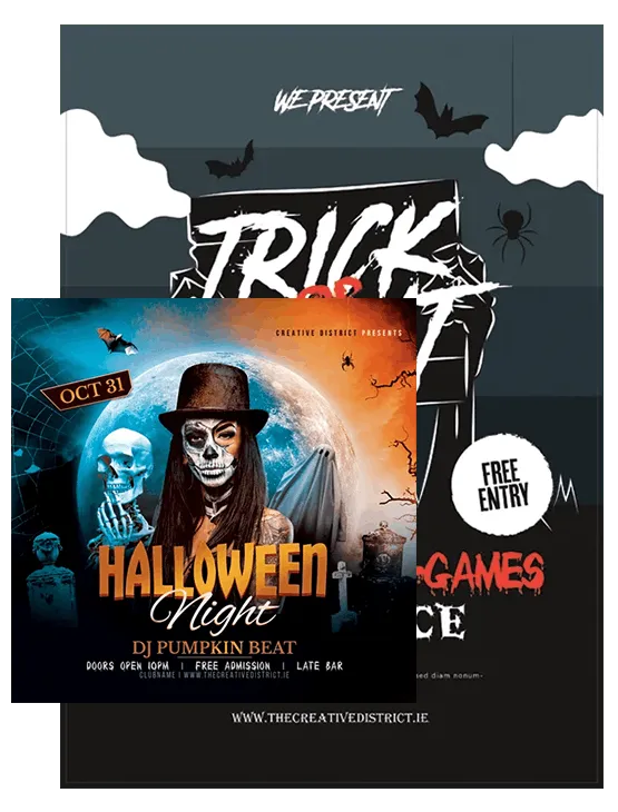 Halloween print design Ireland