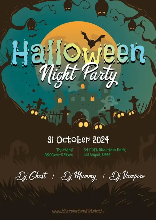 Halloween poster design sample 2