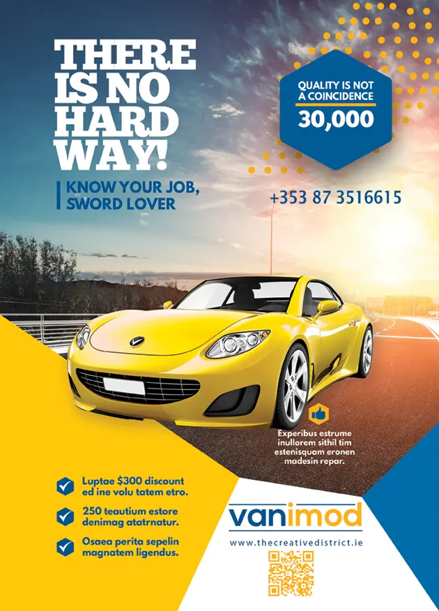 Leaflet design sample 1