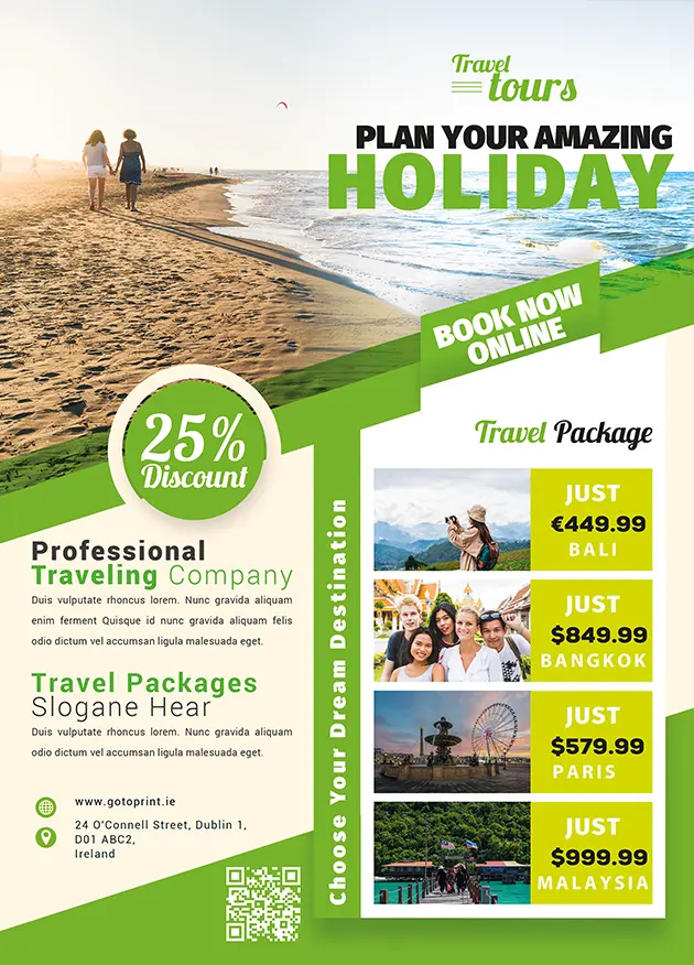 Leaflet design sample 4